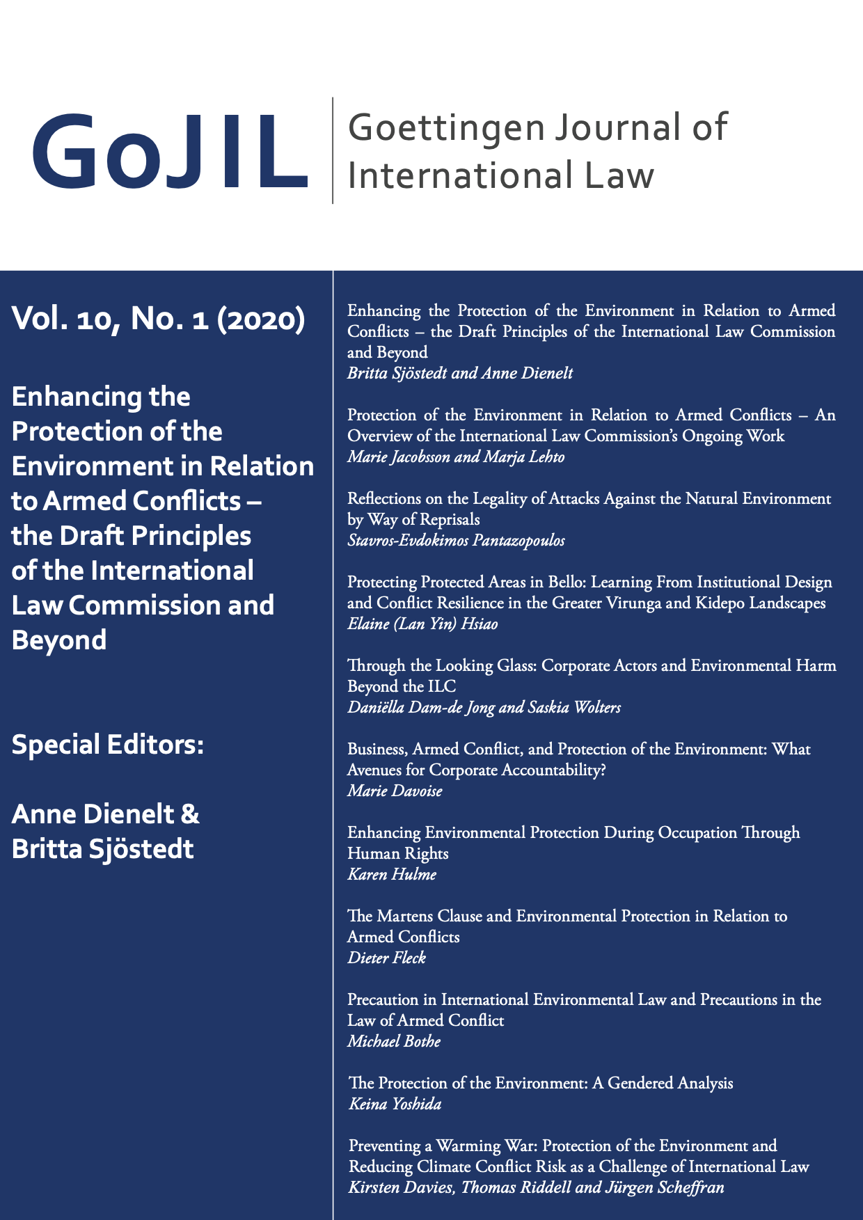 Conflicts in International Environmental Law